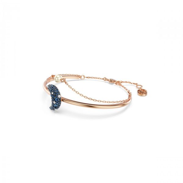 Bracelete Swarovski Luna Multicolorido Revestido a tom de Dourado rosa