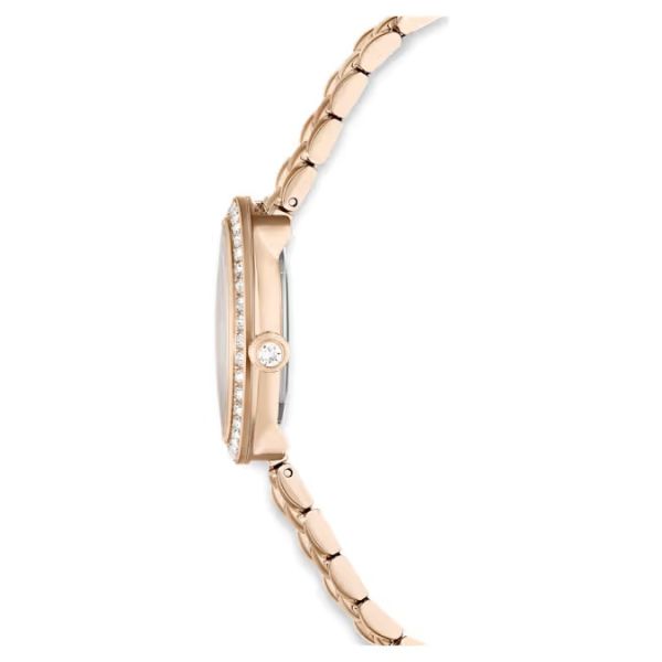 Relógio Swarovski Certa Fabrico suíço Pulseira de metal Dourado Acabamento em champanhe dourado