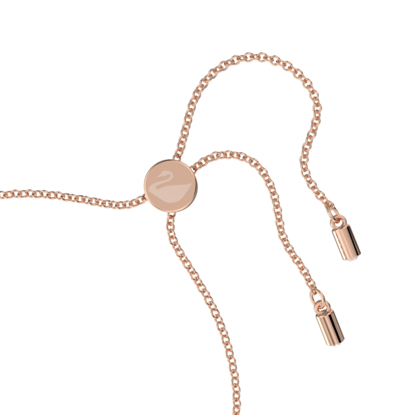 Pulseira Swarovski Symbolic Infinito Olho Grego e Ferradura Azul Lacado a Rosa Dourado