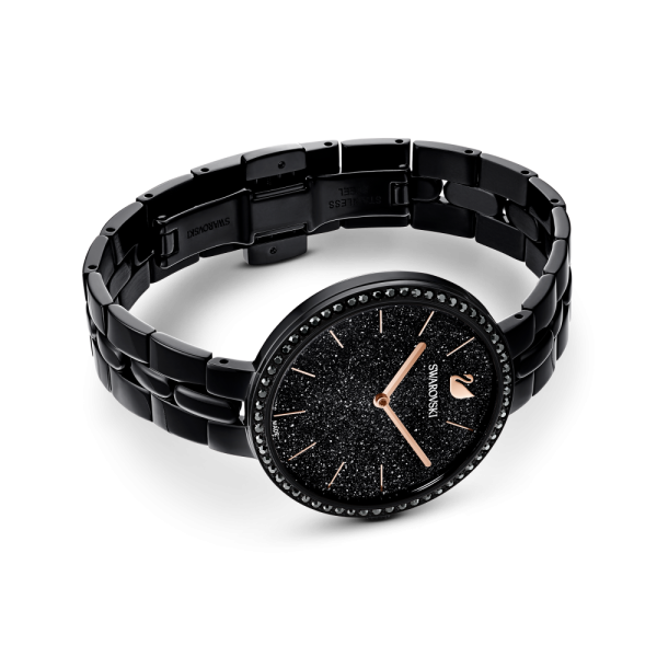 Relógio Swarovski Cosmopolitan Preto Acabamento a Preto