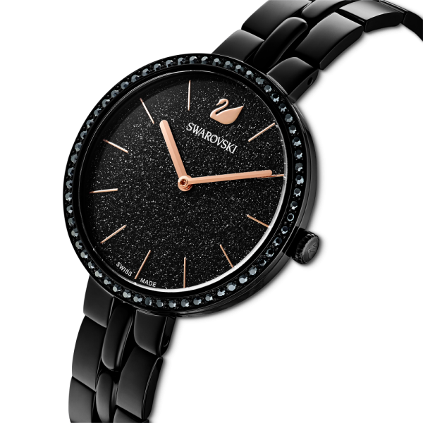 Relógio Swarovski Cosmopolitan Preto Acabamento a Preto