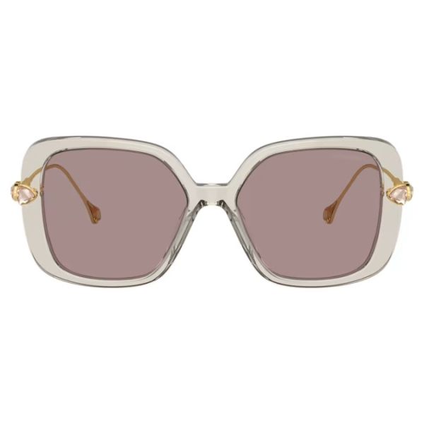 Óculos de sol Swarovski Tamanho grande Modelo quadrado SK6011EL Roxo