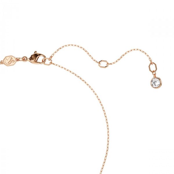 Pingente Swarovski Sublima Crystal Pearl Lua Multicor Lacado a rosa dourado