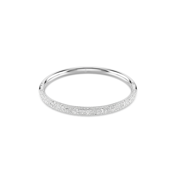 Bracelete Swarovski Meteora Snow pavé Branca Lacado a ródio