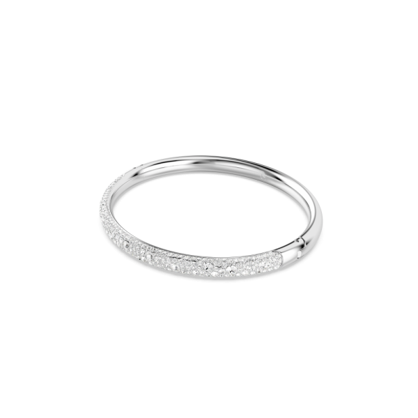 Bracelete Swarovski Meteora Snow pavé Branca Lacado a ródio