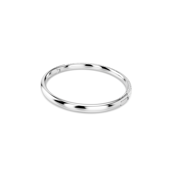 Bracelete Swarovski Meteora Snow pavé Branca Lacado a ródio