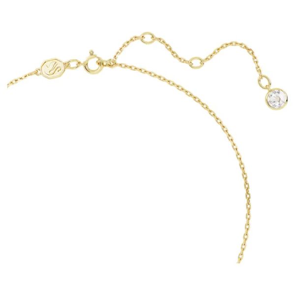 Conjunto Swarovski Chroma Coração Vermelho Banhado a Dourado