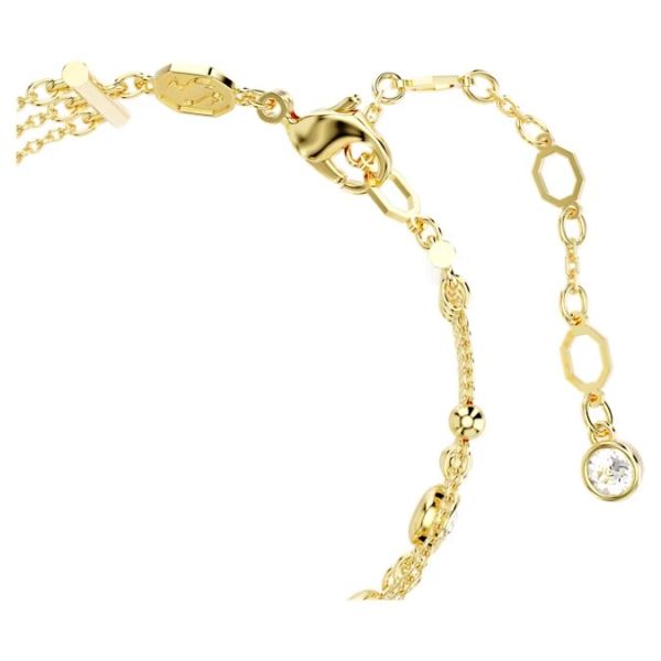 Pulseira larga Imber Lapidação redonda Lacado a dourado