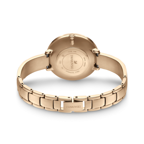Relógio Swarovski Crystalline Delight Cinzento Acabamento em Rosa Dourado