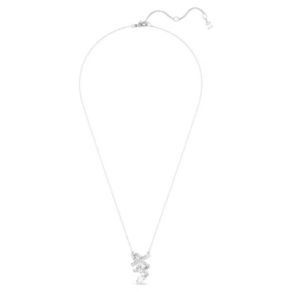 Pingente Swarovski Hyperbola Combinação de lapidações Branco Lacado a ródio