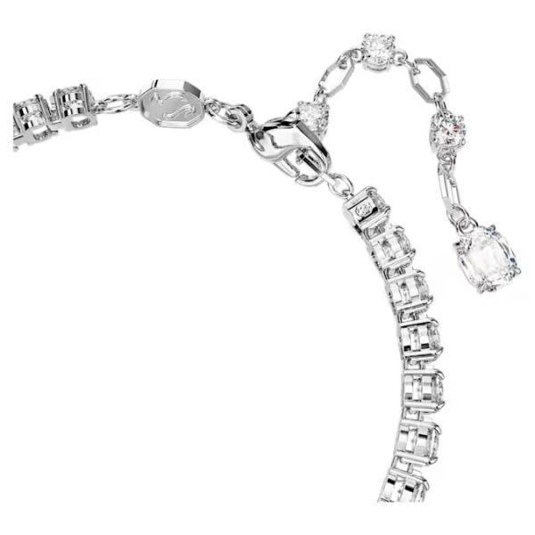 Pulseira Swarovski Matrix Tennis Combinação de Lapidações Azul Lacado a Ródio