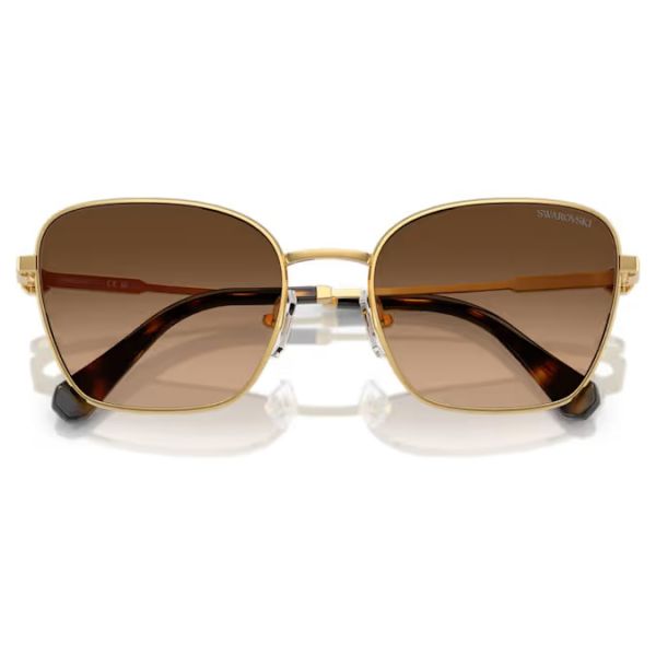 Óculos de sol Swarovski Modelo quadrado SK7029 Dourado