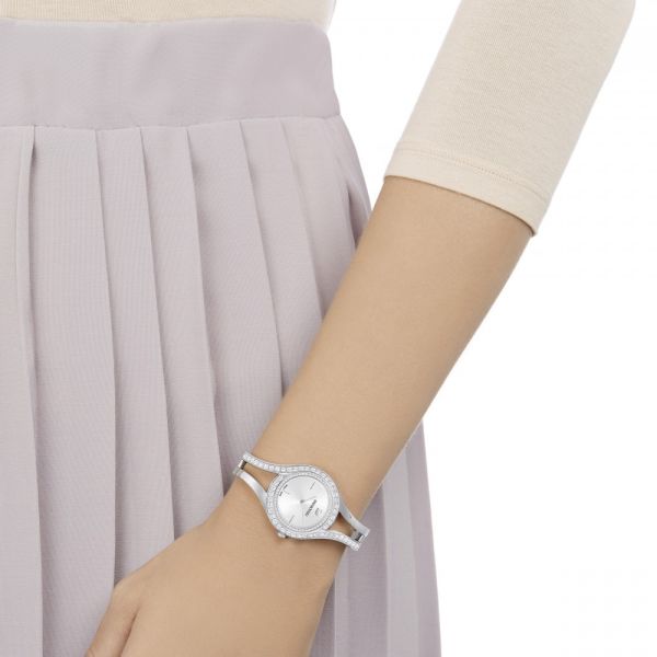 Relógio Swarovski Eternal Fabrico suíço Pulseira de metal Prateado Aço inoxidável