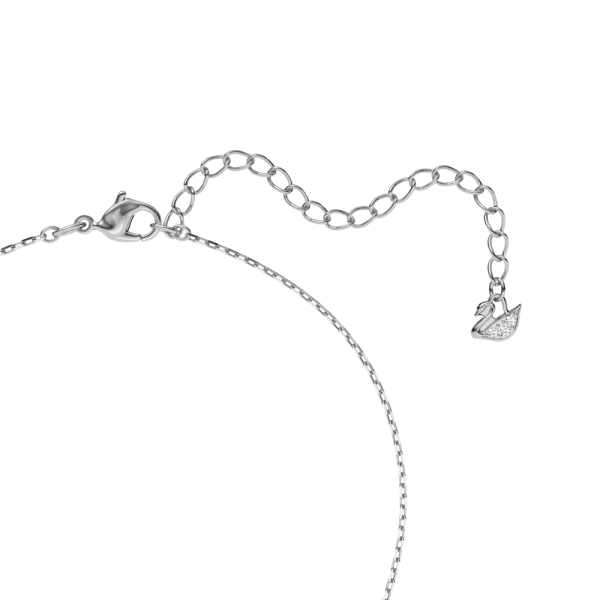 Colar Swarovski Sparkling Dance Lapidação Redonda Azul Lacado a Ródio