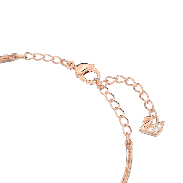 Bracelete Swarovski Ginger Cinzenta Lacado a Rosa Dourado