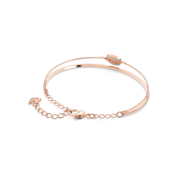 Bracelete Swarovski Ginger Cinzenta Lacado a Rosa Dourado