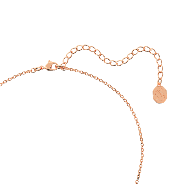 Pingente Swarovski Bella V Lapidação Redonda Rosa Lacado a Rosa Dourado