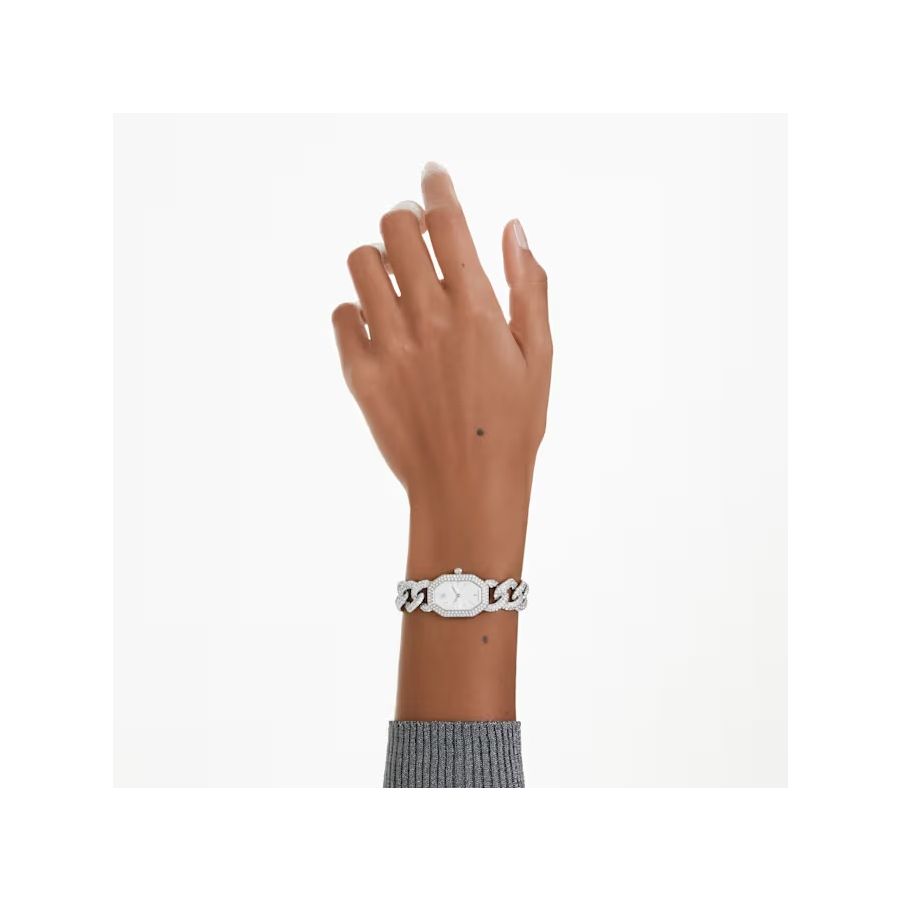 Relógio Swarovski Dextera Chain Fabrico suíço Bracelete em cristal